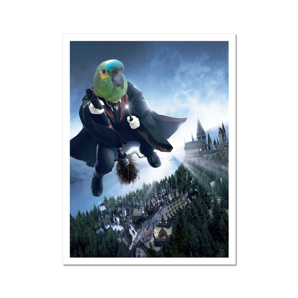 Young Wizard | Custom Pet Portrait | Paw & Glory