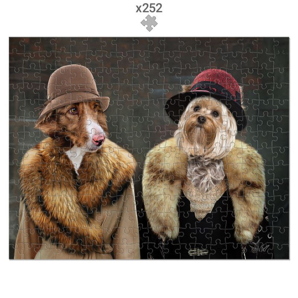 1920s Ladies Custom 2 Pet Puzzle | Pet Lover Gift | Paw & Glory