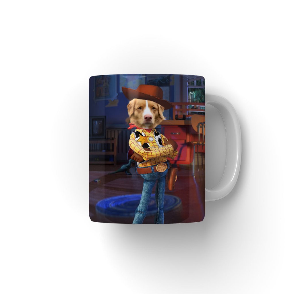 Pet Portraits | The Woody (Toy Story Inspired): Custom Pet Coffee Mug | Paw & Glory