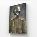The World War Soldier: Custom Pet Canvas