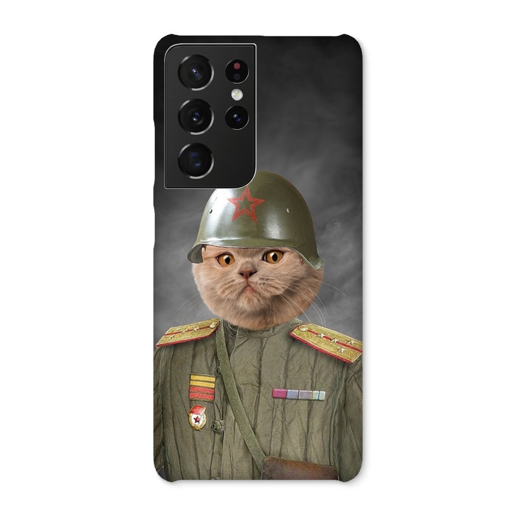 Pet Portraits | The World War Soldier: Custom Pet Phone Case | Paw & Glory