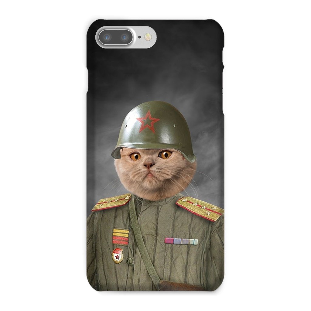 The World War Soldier: Custom Pet Phone Case - Paw & Glory - Dog Portraits - Pet Portraits