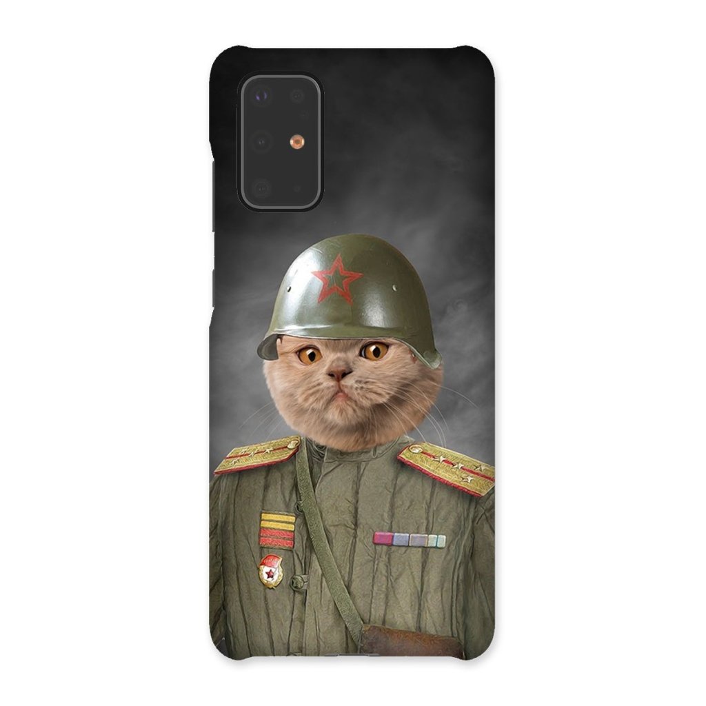 Pet Portraits | The World War Soldier: Custom Pet Phone Case | Paw & Glory