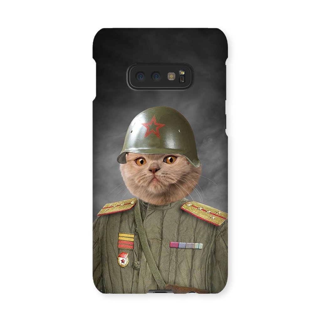 The World War Soldier: Custom Pet Phone Case - Paw & Glory - Dog Portraits - Pet Portraits