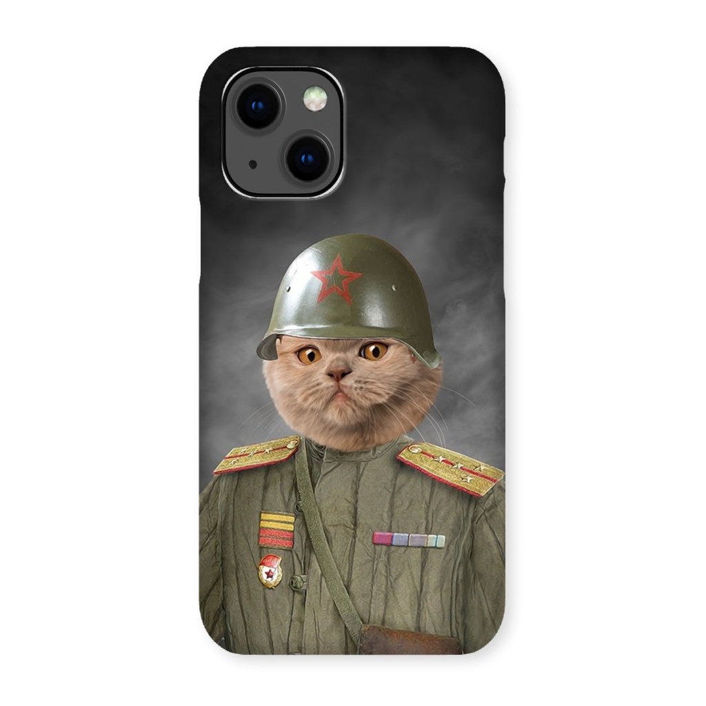 The World War Soldier: Custom Pet Phone Case - Paw & Glory - Dog Portraits - Pet Portraits