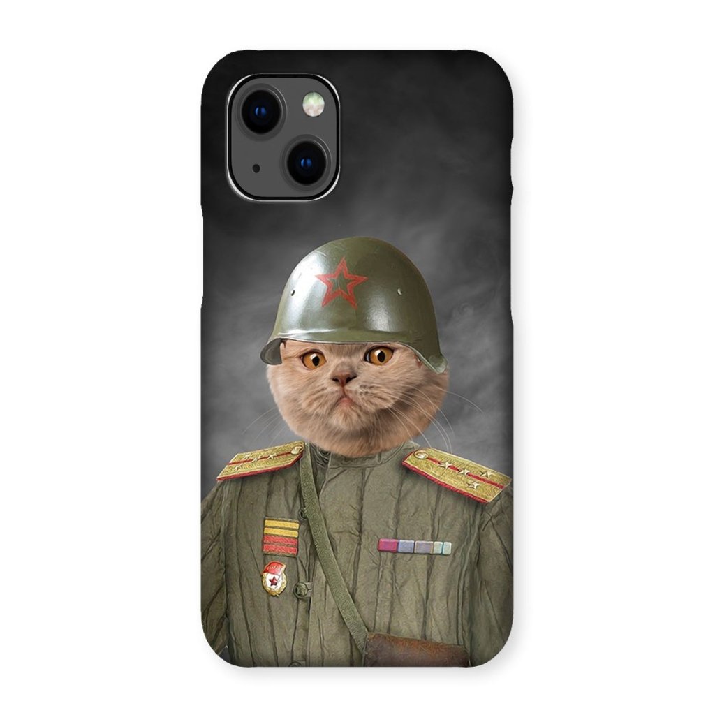 Pet Portraits | The World War Soldier: Custom Pet Phone Case | Paw & Glory