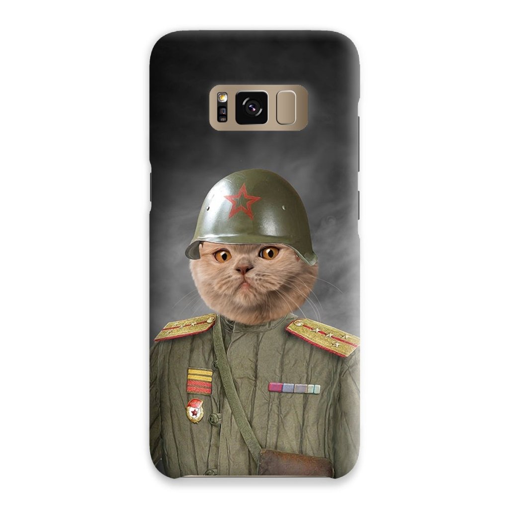 The World War Soldier: Custom Pet Phone Case - Paw & Glory - Dog Portraits - Pet Portraits