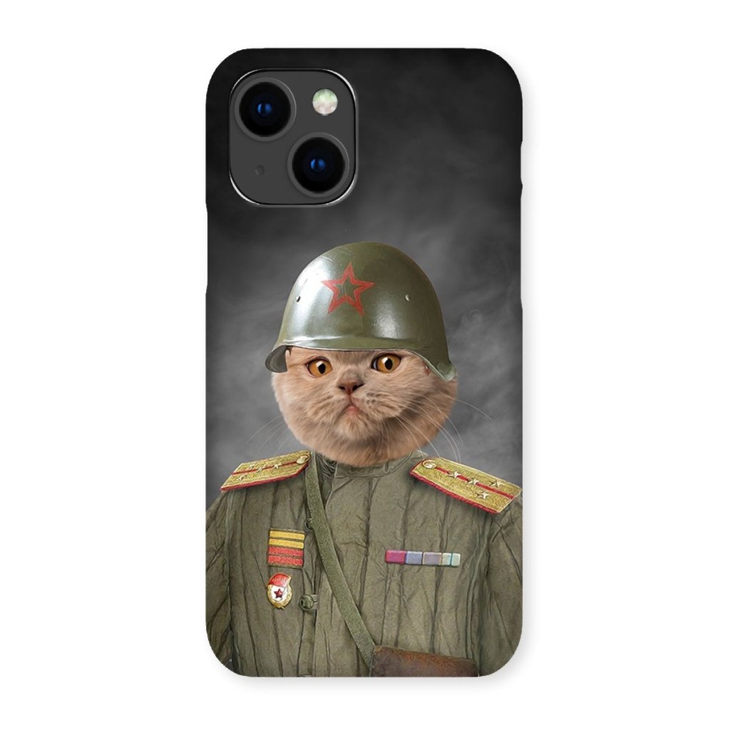 The World War Soldier: Custom Pet Phone Case - Paw & Glory - Dog Portraits - Pet Portraits