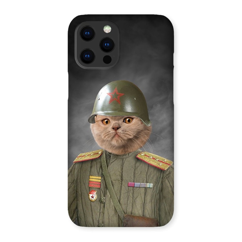 The World War Soldier: Custom Pet Phone Case - Paw & Glory - Dog Portraits - Pet Portraits