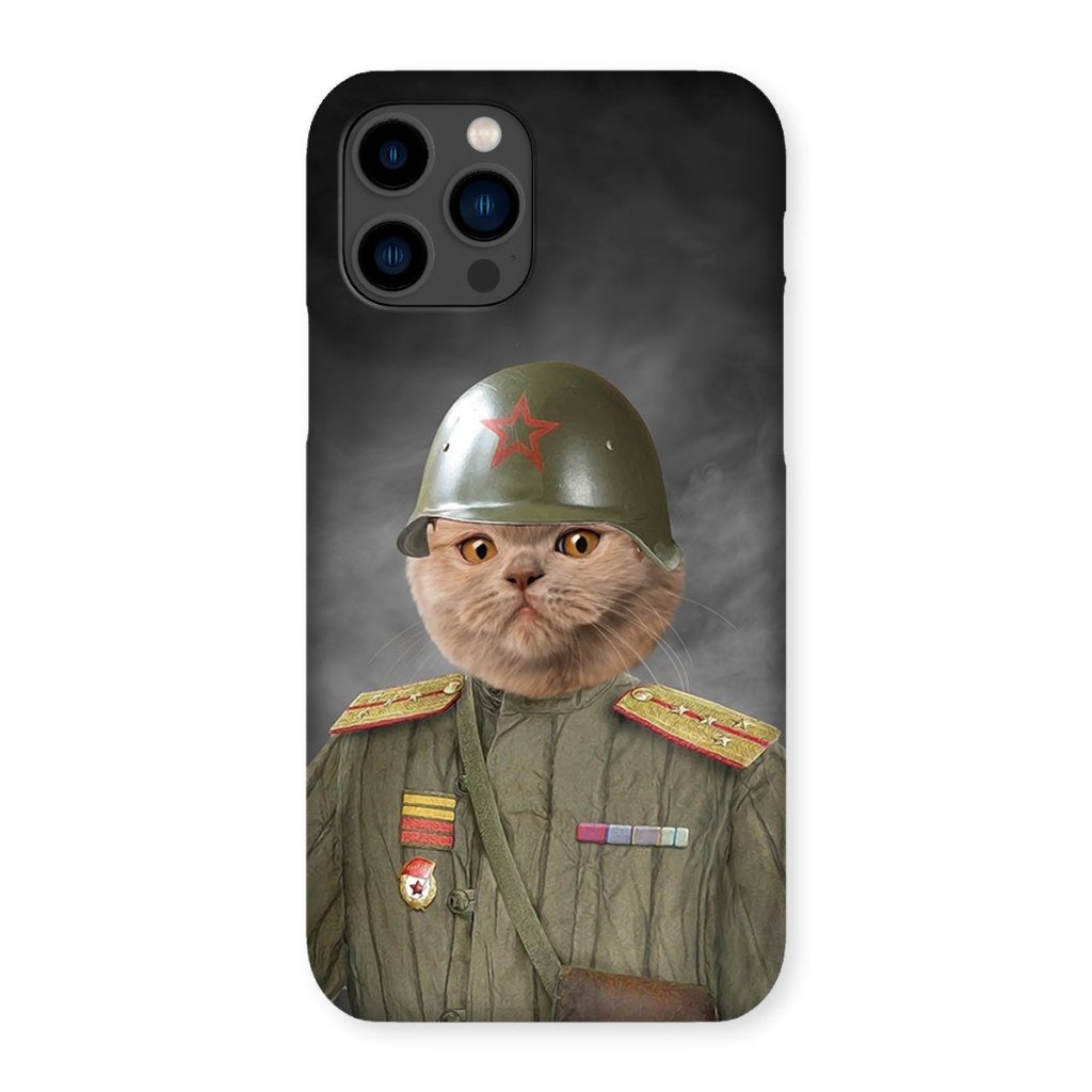 Pet Portraits | The World War Soldier: Custom Pet Phone Case | Paw & Glory