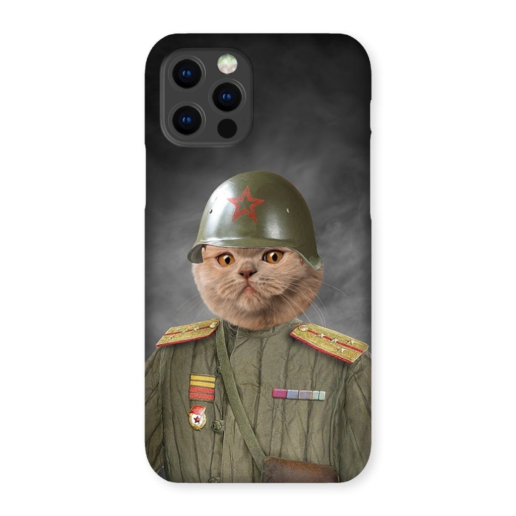 The World War Soldier: Custom Pet Phone Case - Paw & Glory - Dog Portraits - Pet Portraits