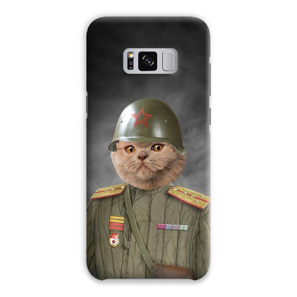 The World War Soldier: Custom Pet Phone Case - Paw & Glory - Dog Portraits - Pet Portraits