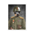 The World War Soldier: Custom Pet Poster