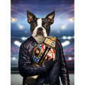 The Wrestler: Custom Digital Download Pet Portrait