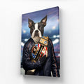 The Wrestler: Custom Pet Canvas