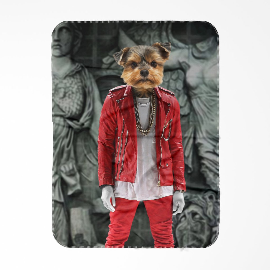 Pet Portraits | The Yeezy (Kanye West Inspired): Custom Pet Blanket | Paw & Glory