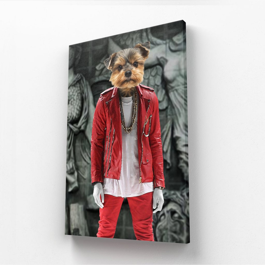 Pet Portraits | The Yeezy (Kanye West Inspired): Custom Pet Canvas | Paw & Glory