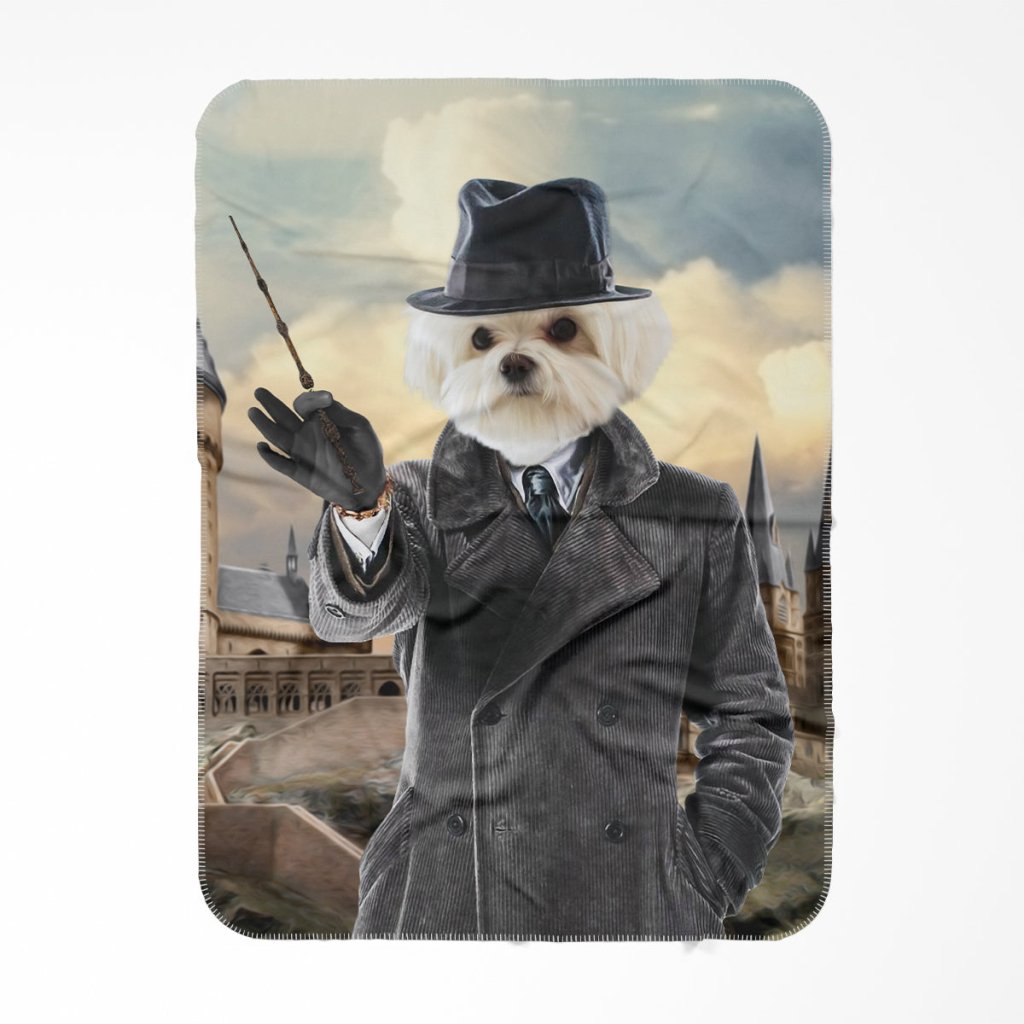 Pet Portraits | The Young Dumbledore (Harry Potter Inspired): Custom Pet Blanket | Paw & Glory