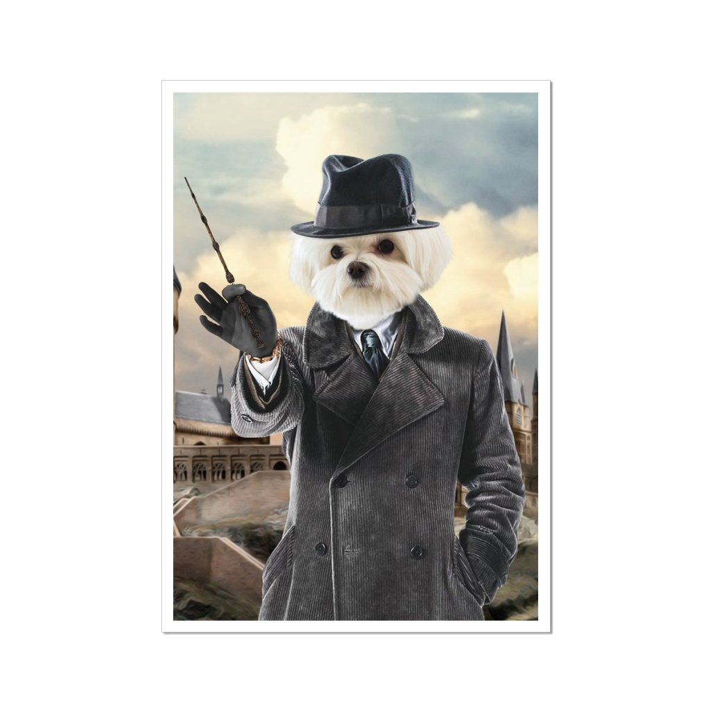 Pet Portraits | The Young Dumbledore (Harry Potter Inspired): Custom Pet Poster | Paw & Glory