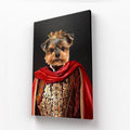 The Young King: Custom Pet Canvas