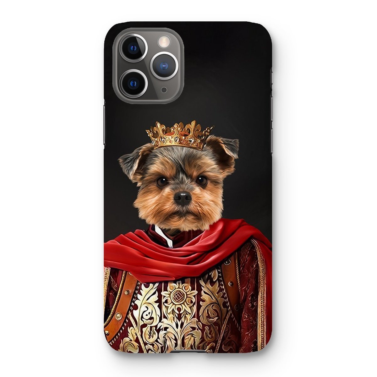 Pet Portraits | The Young King: Custom Pet Phone Case | Paw & Glory