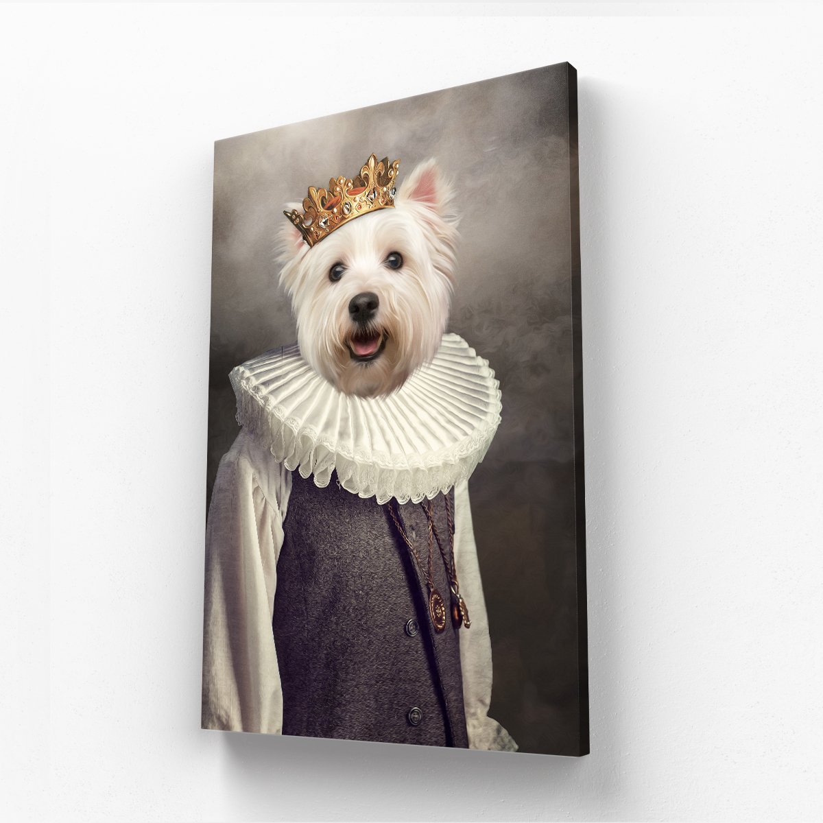 Pet Portraits | The Young Prince: Custom Pet Canvas | Paw & Glory