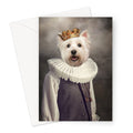 The Young Prince: Custom Pet Greeting Card