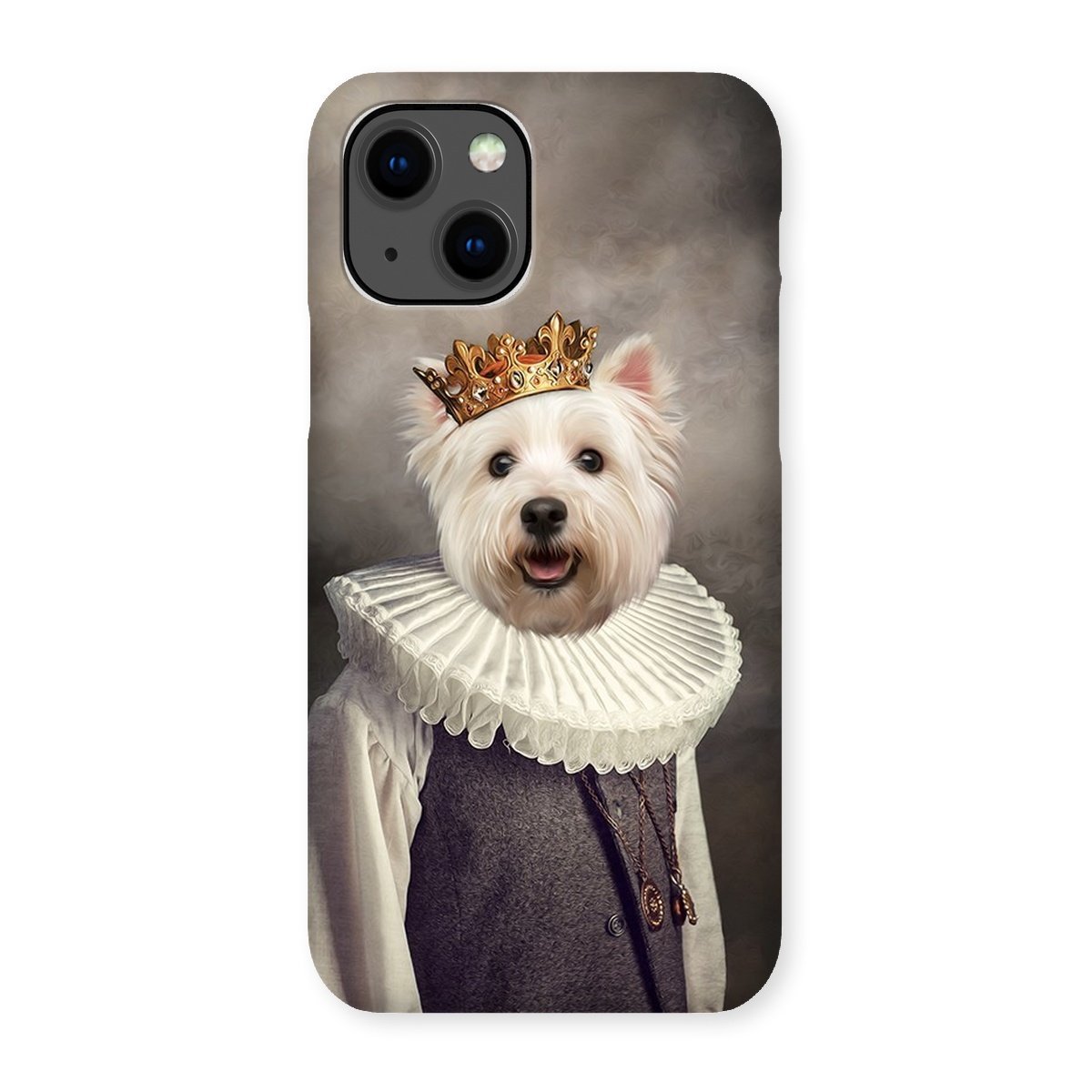 Pet Portraits | The Young Prince: Custom Pet Phone Case | Paw & Glory