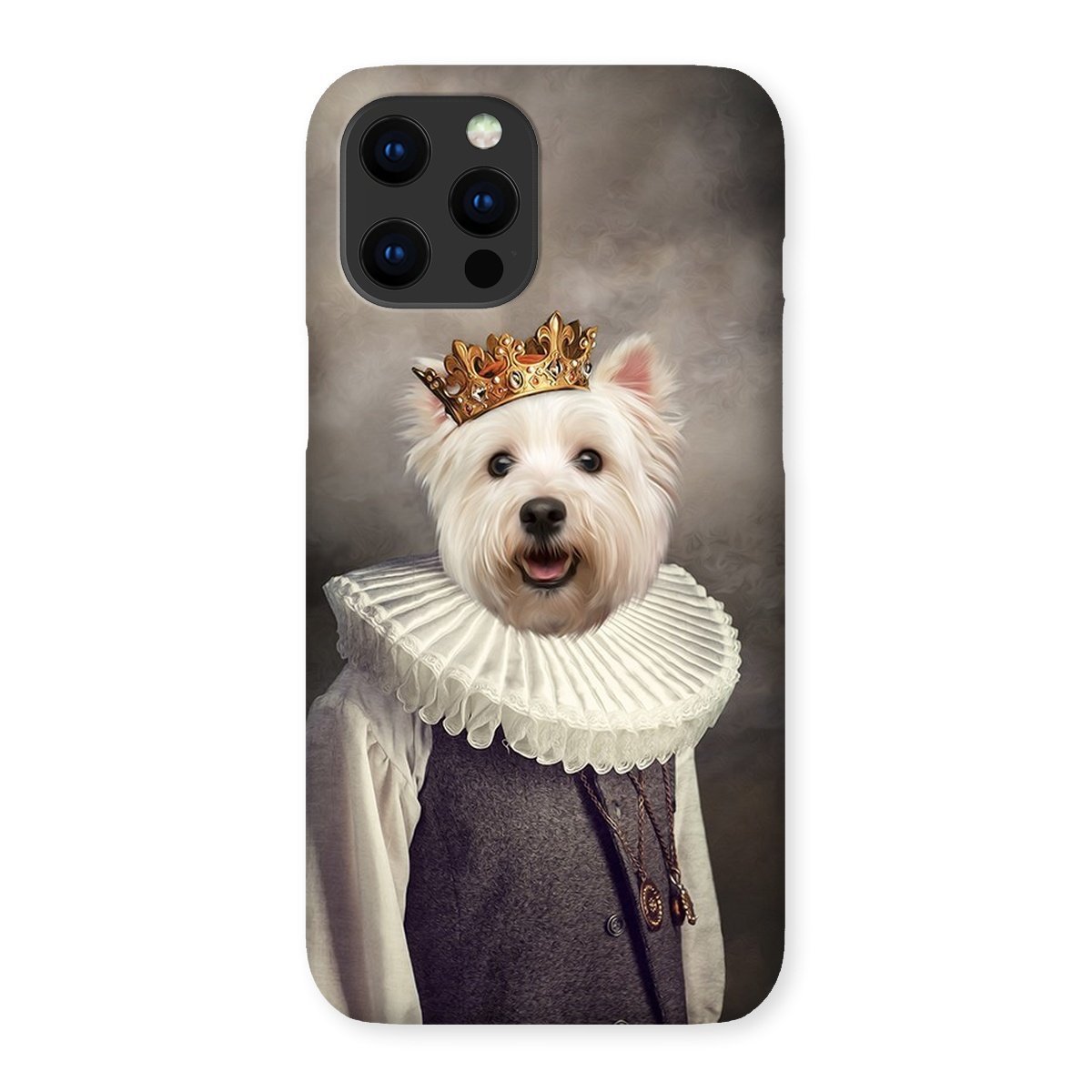 Pet Portraits | The Young Prince: Custom Pet Phone Case | Paw & Glory