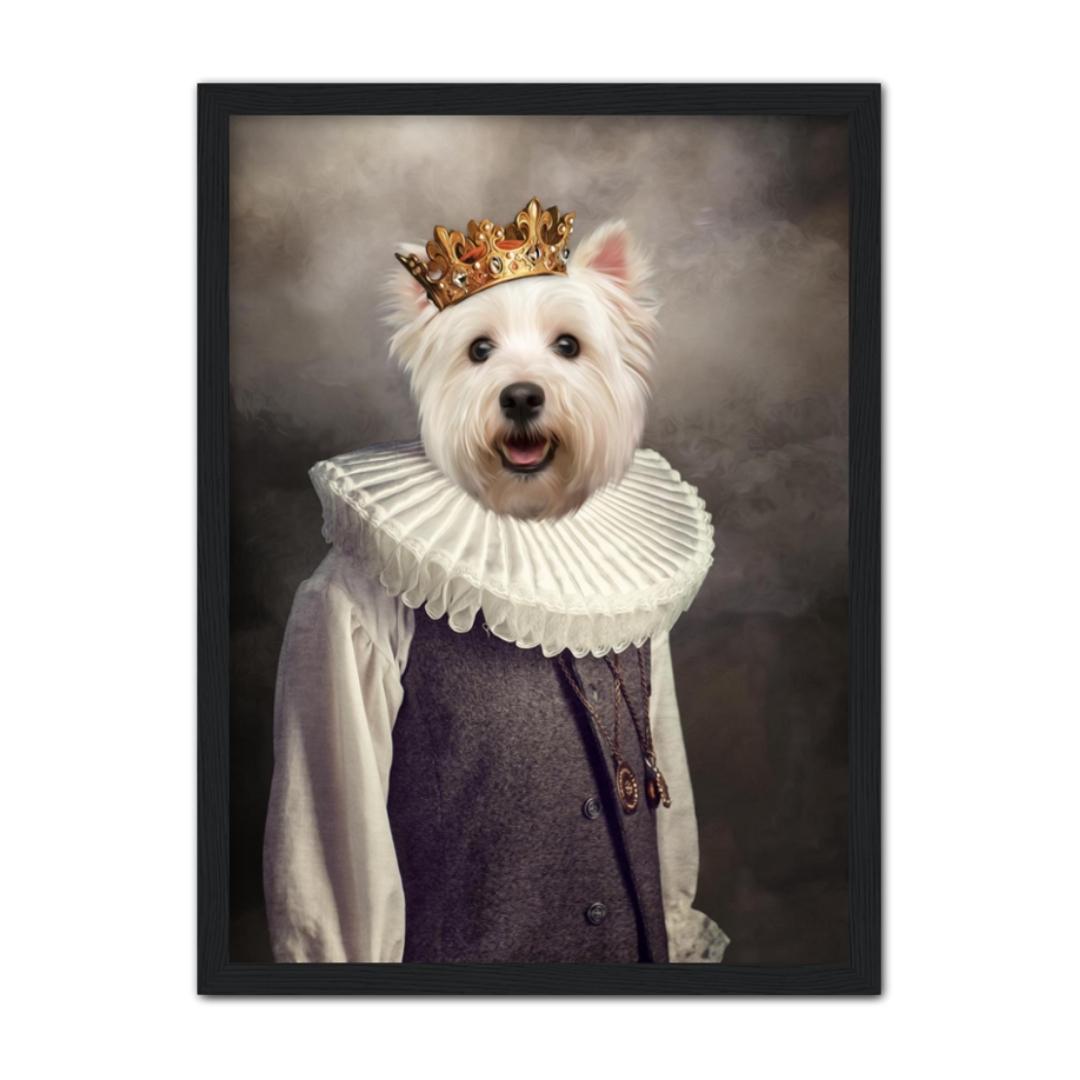 Pet Portraits | The Young Prince: Custom Pet Portrait | Paw & Glory