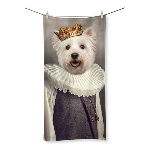 The Young Prince: Custom Pet Towel | royal pet portrait | Paw & Glory