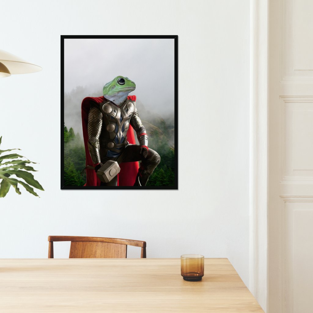 Pet Portraits | Thor: Animal Art Framed Portrait | Paw & Glory