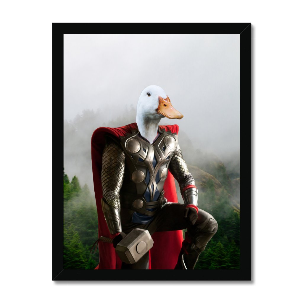 Pet Portraits | Thor: Animal Art Framed Portrait | Paw & Glory