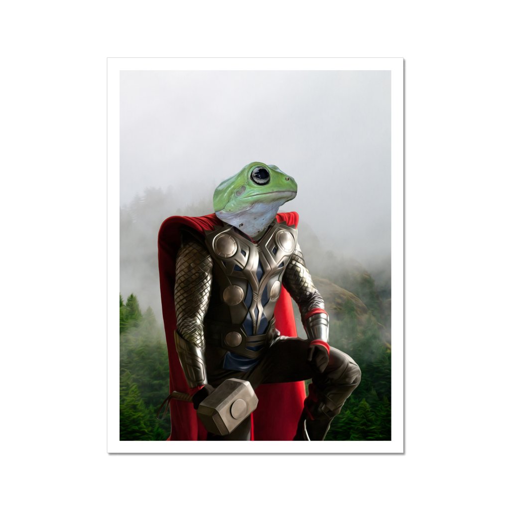 Pet Portraits | Thor: Animal Art Poster | Paw & Glory