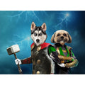 Thor & Loki: Custom Digital Download Pet Portrait