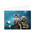 Thor & Loki: Custom Pet Greeting Card