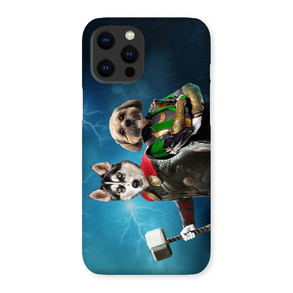 Pet Portraits | Thor & Loki: Custom Pet Phone Case | Paw & Glory