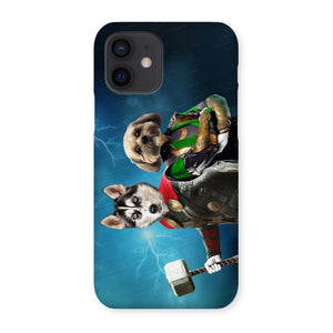 Thor & Loki: Custom Pet Phone Case - Paw & Glory - Dog Portraits - Pet Portraits
