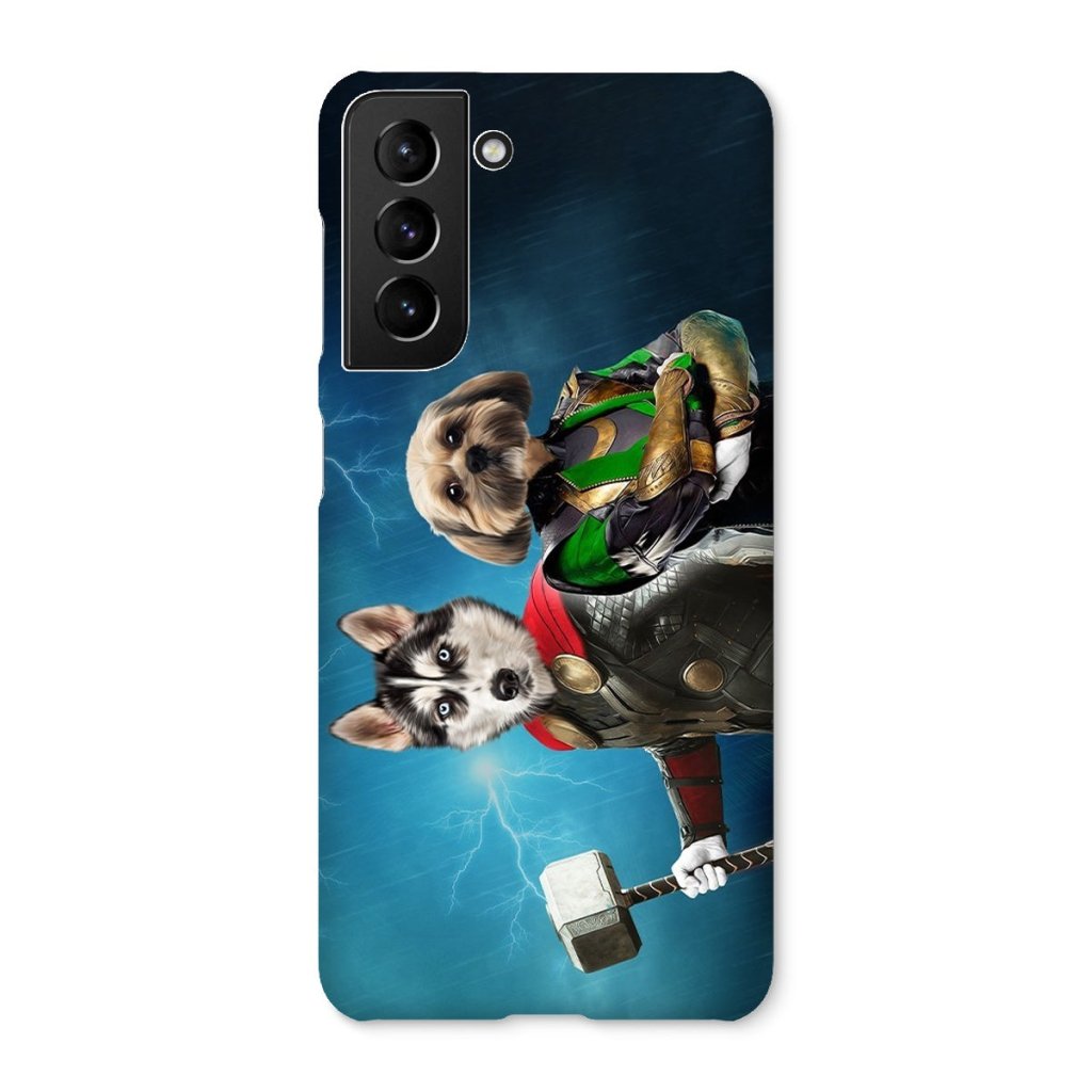 Pet Portraits | Thor & Loki: Custom Pet Phone Case | Paw & Glory