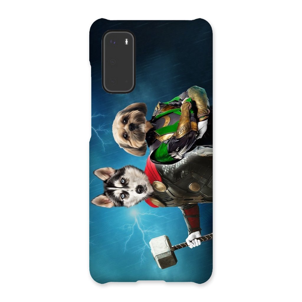 Pet Portraits | Thor & Loki: Custom Pet Phone Case | Paw & Glory