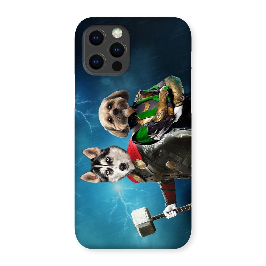 Pet Portraits | Thor & Loki: Custom Pet Phone Case | Paw & Glory