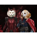 Thor & Wanda: Custom Digital Download Pet Portrait