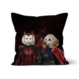 Thor & Wanda: Custom Pet Pillow - Paw & Glory - Dog Portraits - Pet Portraits