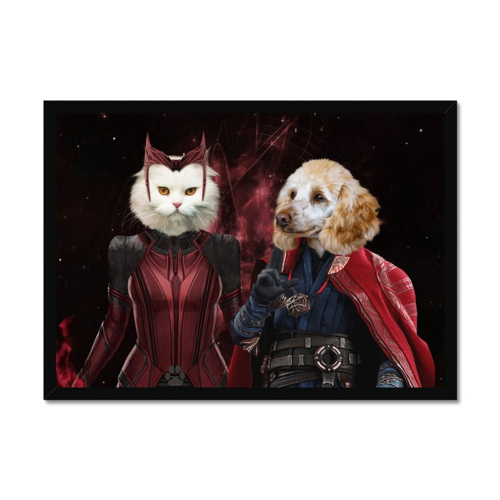 Pet Portraits | Thor & Wanda: Custom Pet Portrait | Paw & Glory