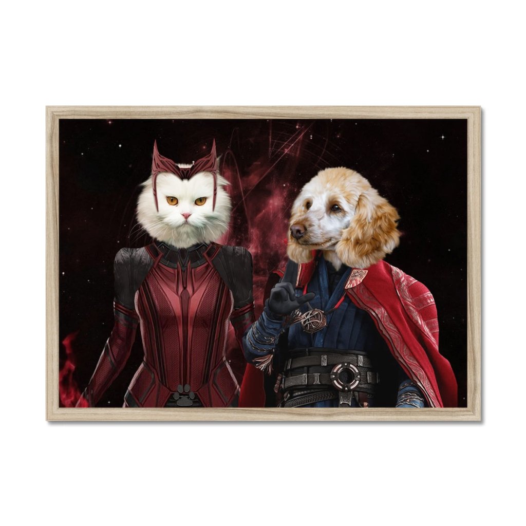 Pet Portraits | Thor & Wanda: Custom Pet Portrait | Paw & Glory