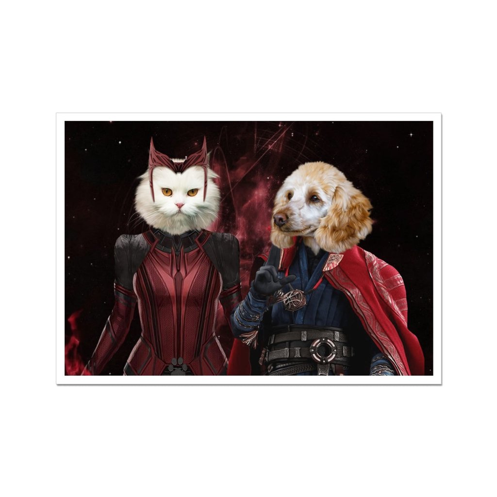 Thunder And Magic Duo: Custom Pet Poster | Paw & Glory