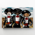 Three Amigos: Custom Pet Canvas