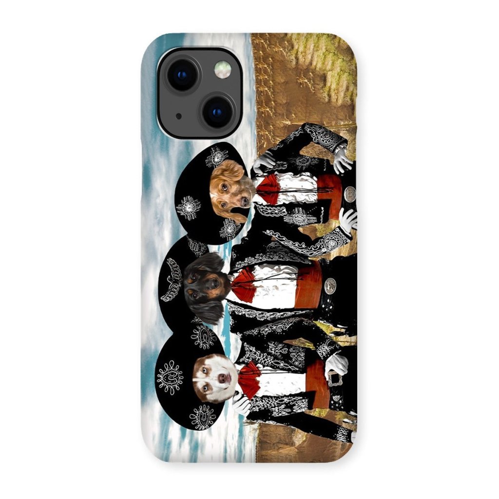 Pet Portraits | Three Amigos: Custom Pet Phone Case | Paw & Glory