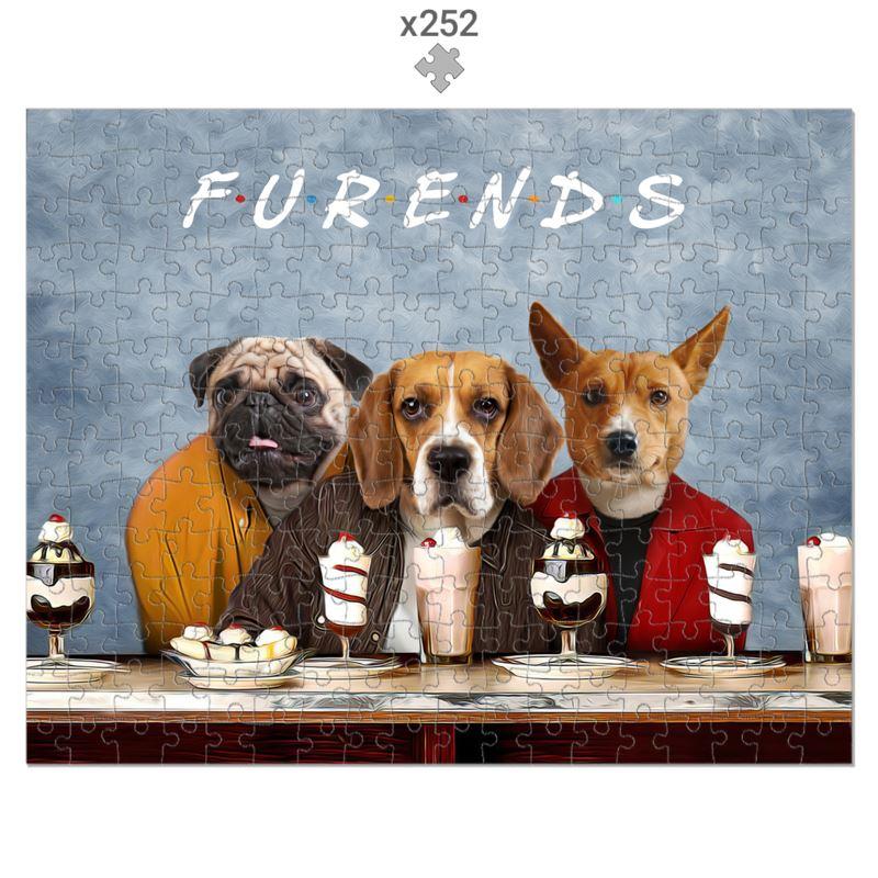 Pet Portraits | Three Furends: Custom Pet Puzzle | Paw & Glory