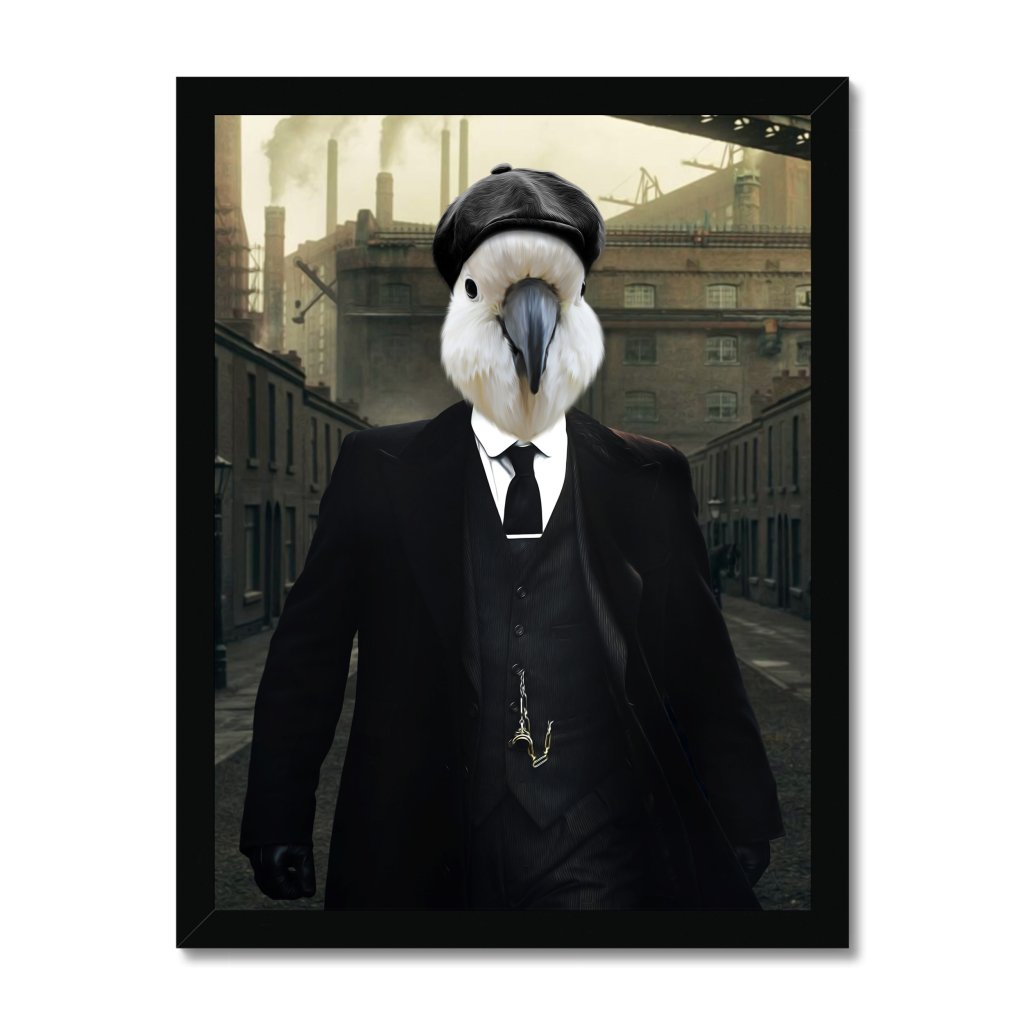 Pet Portraits | 1920s Gangster: Animal Art Framed Portrait | Paw & Glory